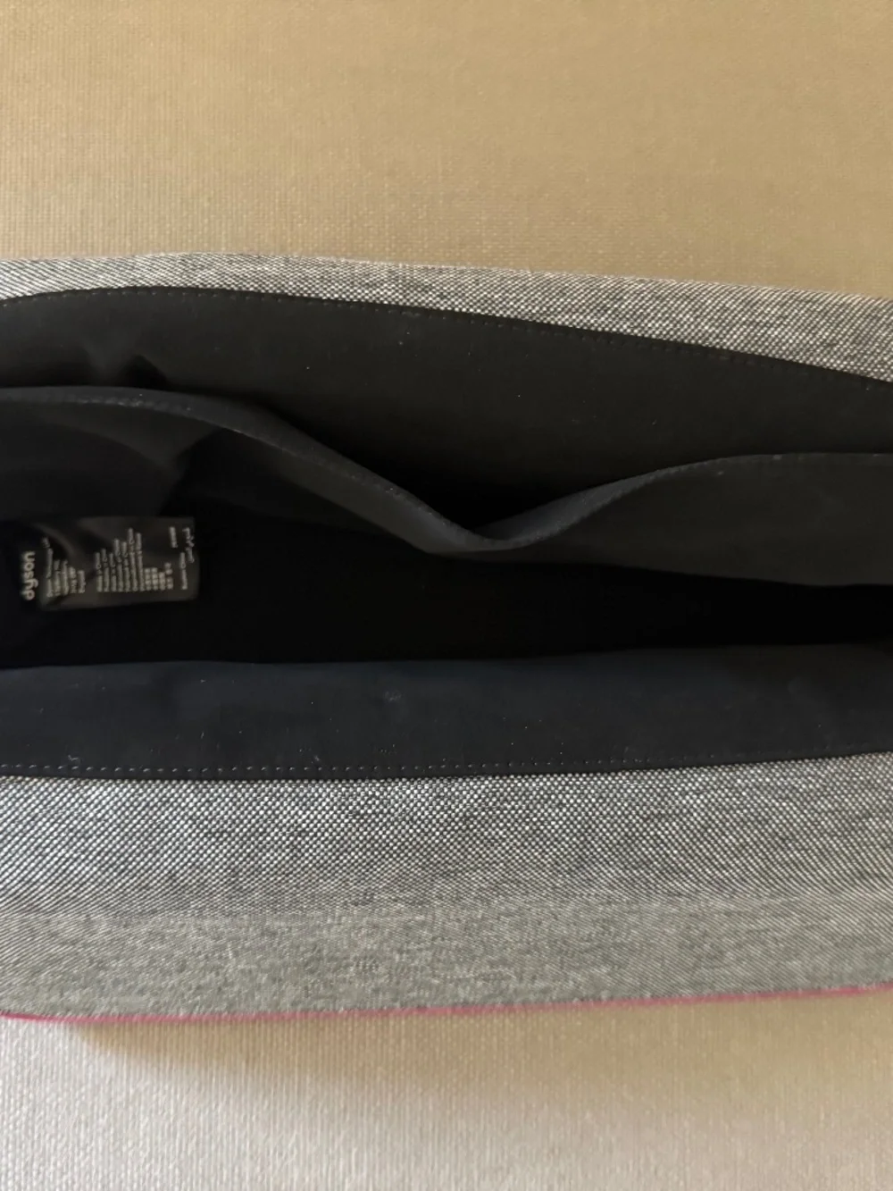 Dyson Supersonic Hair Dryer Travel Storage Bag Grey Pink Piping